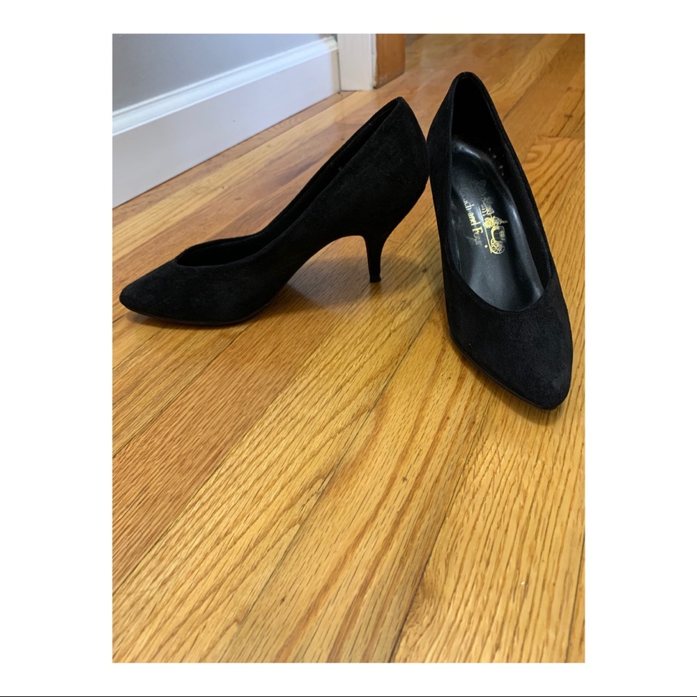 Black Suede Heels